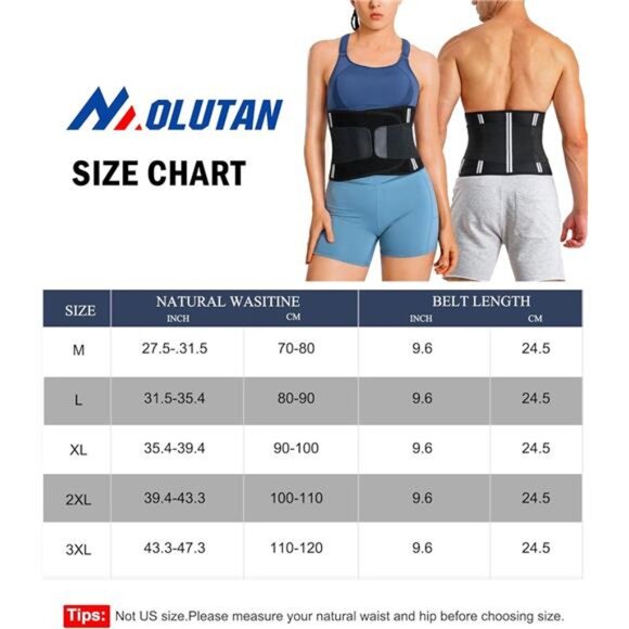 Men Waist Trainer Trimmer Tummy Control Compression Shapewear Body Shaper Belt - Picture 6 of 7